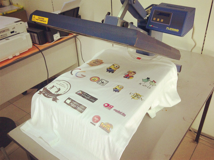 in áo bằng phương pháp chuyển nhiệt