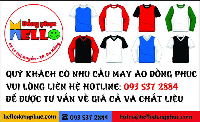liên hệ may áo đồng phục tại đà nẵng