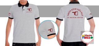 Mẫu Đồng Phục Công Ty Cổ Bẻ, Chất Liệu Vải Cá Sấu