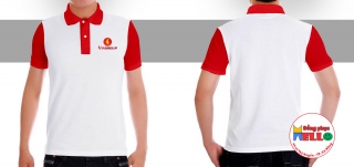 Mẫu Đồng Phục Công Ty Cổ Bẻ, Chất Liệu Vải Cá Sấu