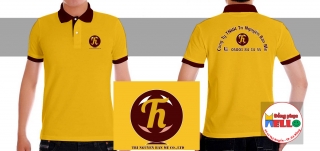 Mẫu Đồng Phục Công Ty Cổ Bẻ, Chất Liệu Vải Cá Sấu