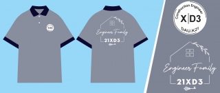 Mẫu áo lớp mới nhất phông rộng, tay lửng in theo yêu cầu