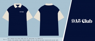 Mẫu áo lớp mới nhất phông rộng, tay lửng in theo yêu cầu