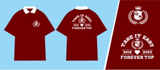 Mẫu áo lớp mới nhất phông rộng, tay lửng in theo yêu cầu