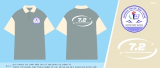 Mẫu áo lớp mới nhất phông rộng, tay lửng in theo yêu cầu