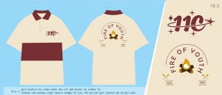 Mẫu áo lớp mới nhất phông rộng, tay lửng in theo yêu cầu