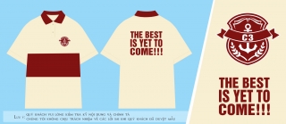 Mẫu áo lớp mới nhất phông rộng, tay lửng in theo yêu cầu