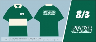 Mẫu áo lớp mới nhất phông rộng, tay lửng in theo yêu cầu