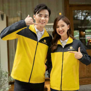 Mẫu áo khoác gió vải dù may 2 lớp