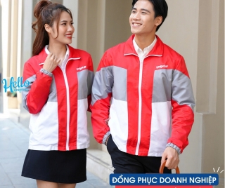 Mẫu áo khoác gió vải dù may 2 lớp