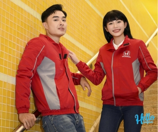 Mẫu áo khoác gió vải dù may 2 lớp