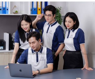 Mẫu đồng phục công ty cổ bẻ mới nhất
