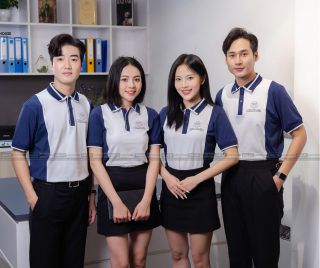 Mẫu đồng phục công ty cổ bẻ mới nhất