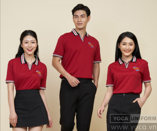 Mẫu đồng phục công ty cổ bẻ mới nhất