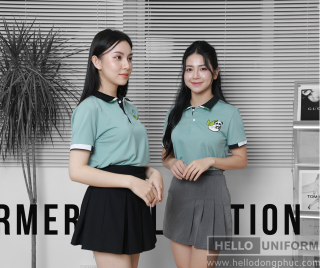 Mẫu đồng phục công ty cổ bẻ mới nhất