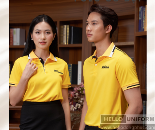 Mẫu đồng phục công ty cổ bẻ mới nhất