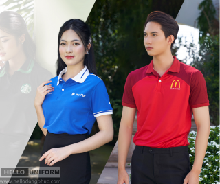 Mẫu đồng phục công ty cổ bẻ mới nhất