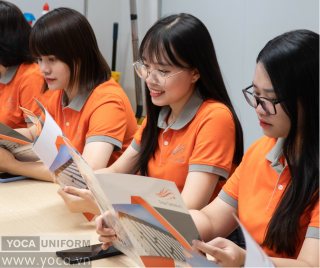 Mẫu đồng phục công ty cổ bẻ mới nhất